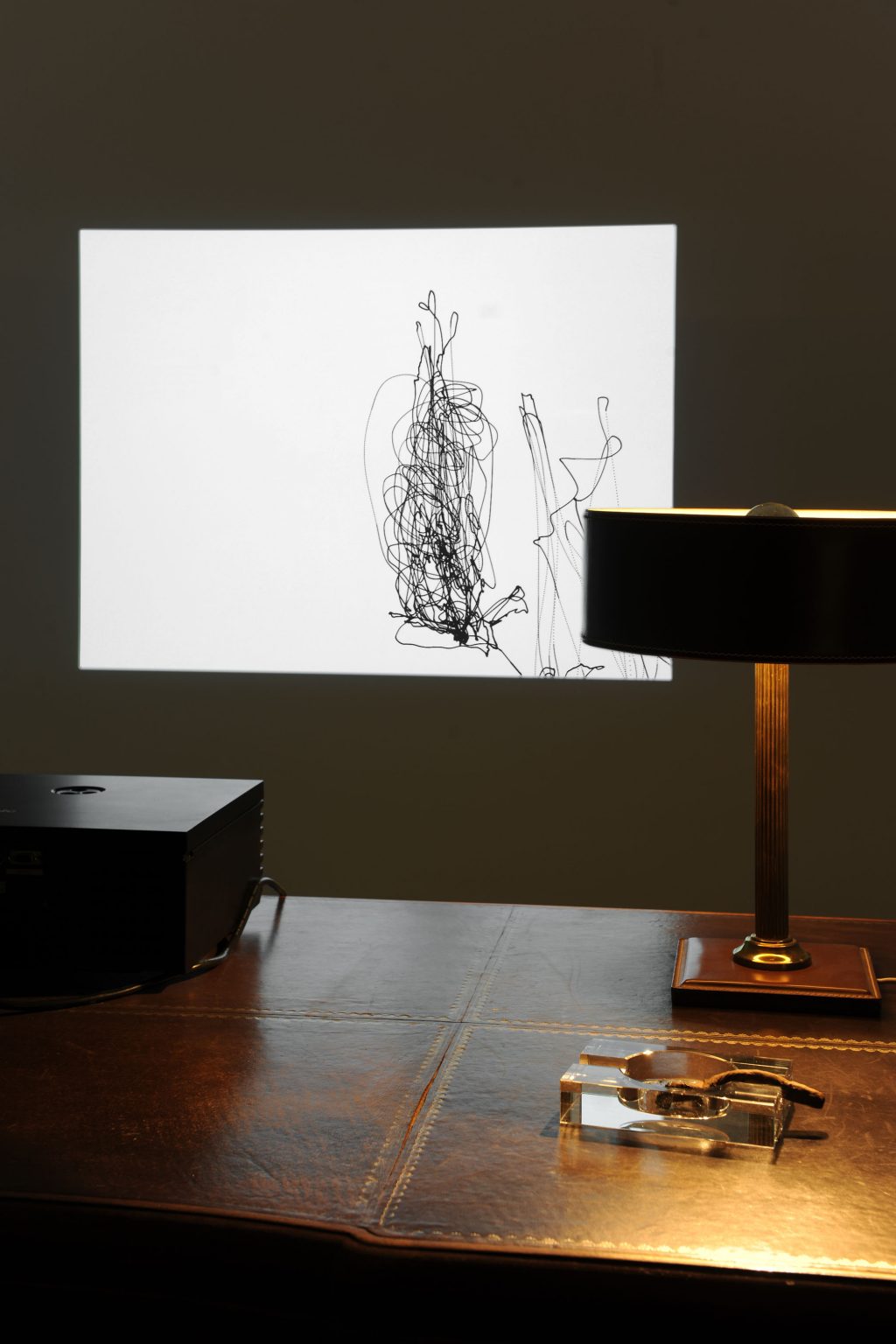 Pierre Bismuth, Le Versant de l'Analyse, installation view at Jan Mot, 2010