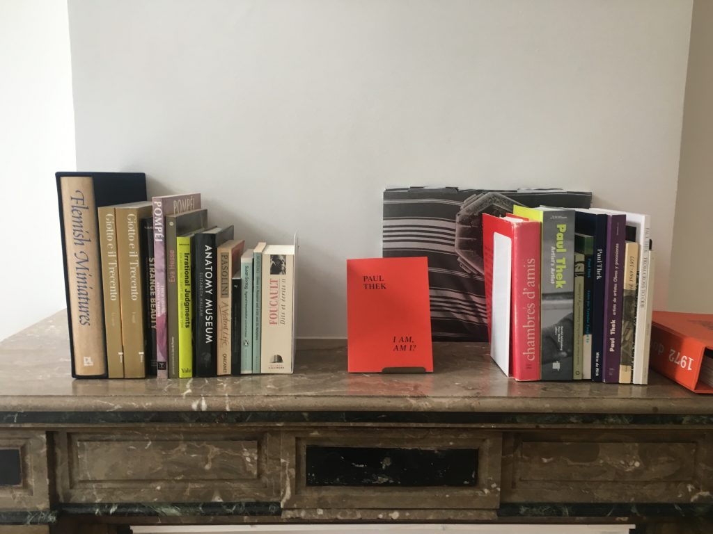Andrea Büttner curated a reading corner as a further exploration of Thek’s world.